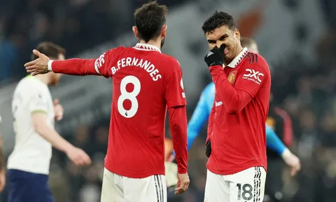 Man United bị cầm hòa, Bruno chỉ trích thẳng mặt Casemiro