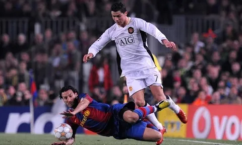 Man Utd đấu Barca: Khi Ronaldo gặp khắc tinh lớn nhất sự nghiệp