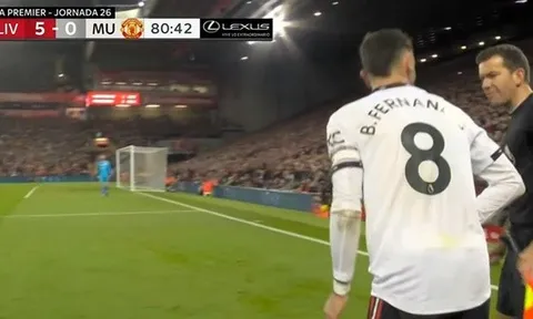 Man Utd thảm hại, Bruno Fernandes ức chế trong bất lực