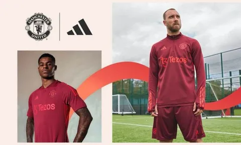 Man Utd trình làng áo tập mới dành cho Champions League