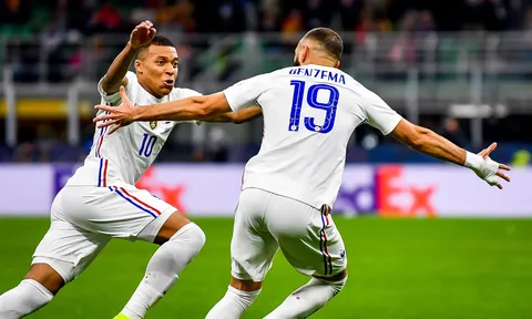 Mbappe & Benzema nổ súng, Pháp ngược dòng nghẹt thở đả bại Tây Ban Nha