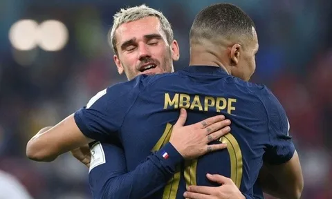 Mbappe lười chạy nhưng Griezmann đã ở đó
