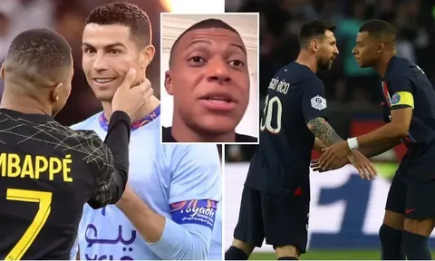 Mbappe sánh ngang kỷ lục của Messi và Ronaldo