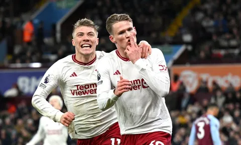 McTominay hóa siêu dự bị, Man Utd hạ gục Aston Villa