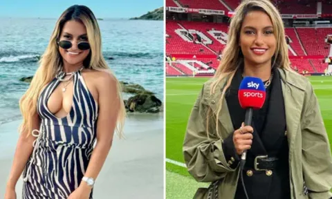 Nữ MC của Sky Sports khoe vòng 1 cuốn hút