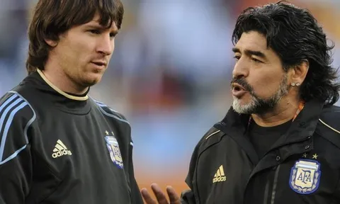 Messi có thể xô đổ 2 kỷ lục của Maradona tại World Cup 2022