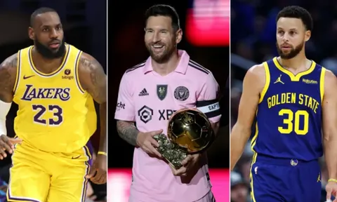 Messi được đề cử giải thưởng cùng các ngôi sao NBA