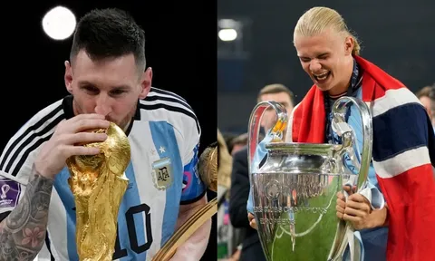 Haaland nói điều khiến Messi có thua Quả bóng vàng cũng vui vẻ