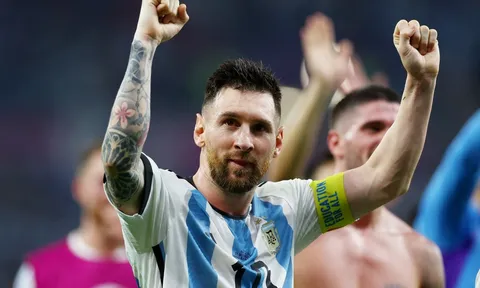 Messi lần đầu ghi bàn ở vòng knock-out World Cup