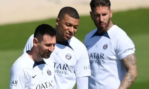 Messi, Mbappe thân thiết trước ngày chia tay