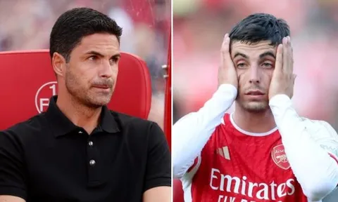 Mikel Arteta đau đầu vì Kai Havertz