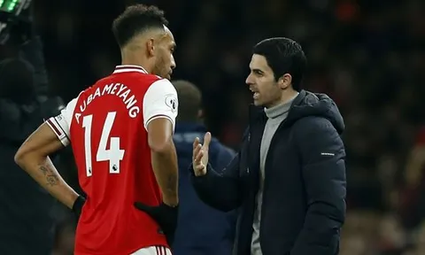 Mikel Arteta nói rõ về sự rạn nứt với Aubameyang