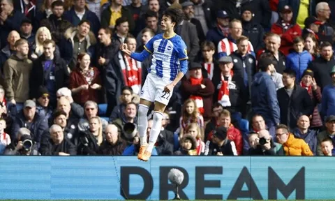 Mitoma lập kỷ lục tại Premier League