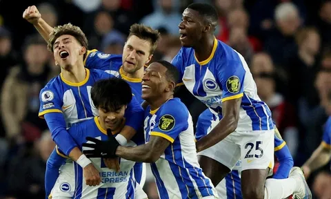 Mitoma thăng hoa, Brighton áp sát nhóm dự cúp châu Âu