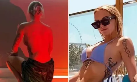 Nàng WAGs Arsenal gây sốt với màn khiêu vũ bán khỏa thân