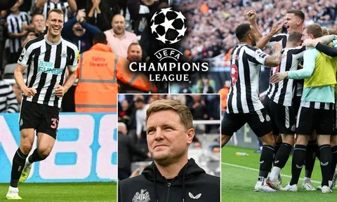 Newcastle United đoạt Vé Dự Champions League Sau 20 Năm