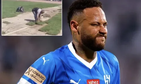 Neymar bị sốc trước mặt sân khó tin của CLB Iran