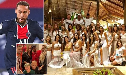 Quy mô bữa tiệc ăn chơi 500 người của Neymar tại Brazil