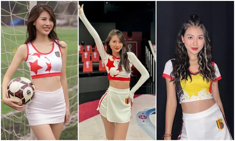 Ngắm vẻ đẹp hot girl 'Nóng cùng World Cup' yêu tuyển Bỉ