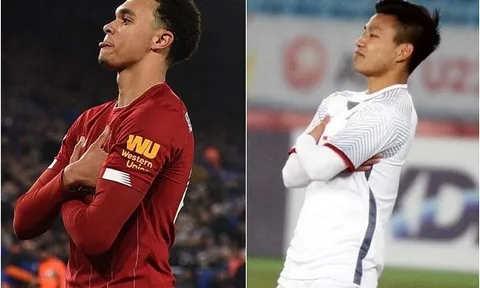 Người hùng Liverpool tái hiện pha ăn mừng kinh điển của sao U23 Việt Nam