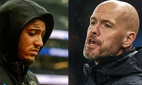 Người thắng kẻ thua sau trận Tottenham 2-2 Man Utd: Sancho lên đồng
