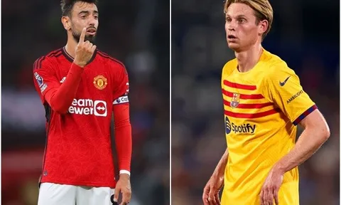 Nhìn Bruno, CĐV MU đã hiểu tại sao Ten Hag khao khát De Jong đến vậy