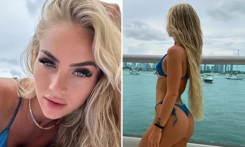 Nữ ngôi sao quyến rũ diện bikini 'bỏng mắt'