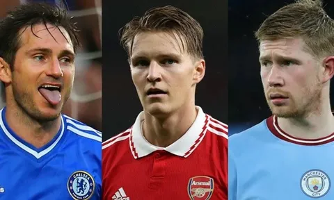 "Martin Odegaard cùng đẳng cấp với Frank Lampard và Kevin De Bruyne"