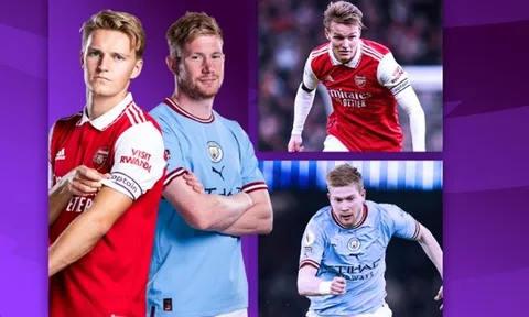 Odegaard chưa thể ‘chung mâm’ với De Bruyne