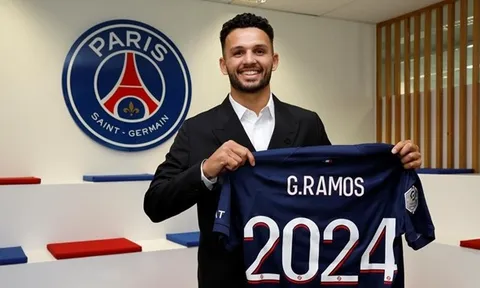 Goncalo Ramos chìm sâu trong áp lực ở PSG