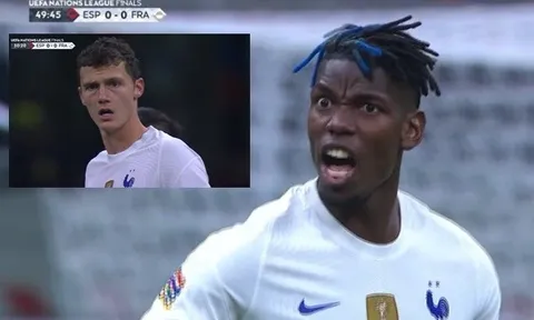 Paul Pogba nổi đóa với Benjamin Pavard, mâu thuẫn chồng chất