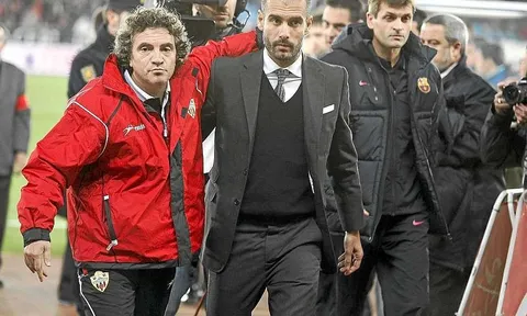 "Pep Guardiola từng là cầu thủ của tôi"