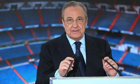 Florentino Perez hài lòng với Real Madrid