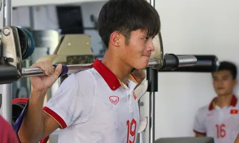 Phòng gym trầm lặng của U22 Việt Nam sau thất bại ở bán kết