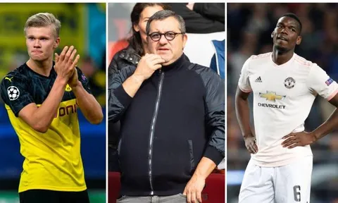 Pogba từng khiến Man United mua "hụt" Haaland