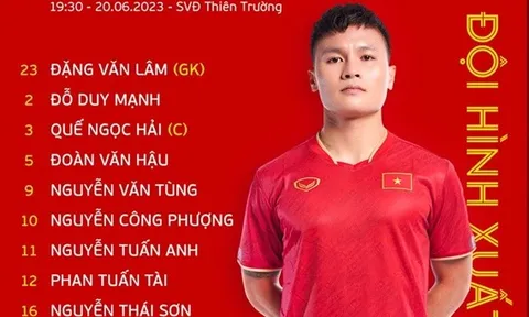Quang Hải, Công Phượng đá chính trận gặp Syria