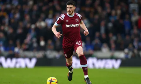Chuyên gia dự đoán Arsenal sẽ dựng tượng Declan Rice