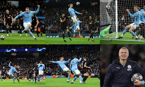 Erling Haaland đi vào lịch sử: Quái vật ở Champions League