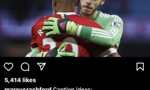 Rashford bị chê giả tạo khi đăng bài chia tay De Gea