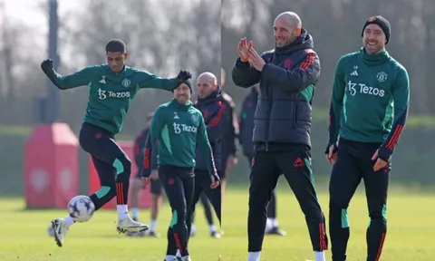 Rashford gây trầm trồ; Hình ảnh bất ngờ ở sân tập M.U sau khi thua liểng xiểng