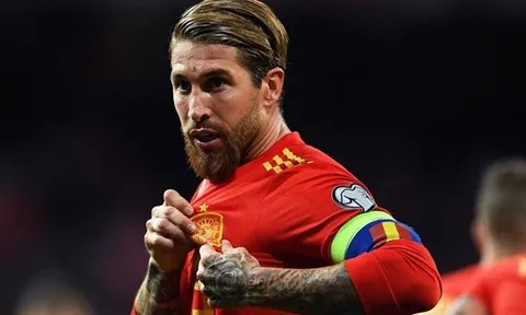 Phản ứng của Ramos khi Tây Ban Nha bị loại