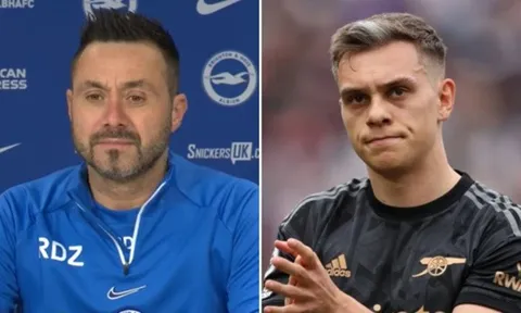 De Zerbi gửi thông điệp về Trossard trước trận Arsenal