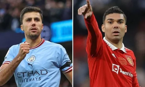 Rodri hay Casemiro là tiền vệ phòng ngự hay nhất thế giới?