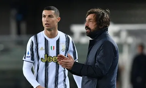 Pirlo: Ronaldo chuyên nghiệp và luôn gây áp lực lên bản thân