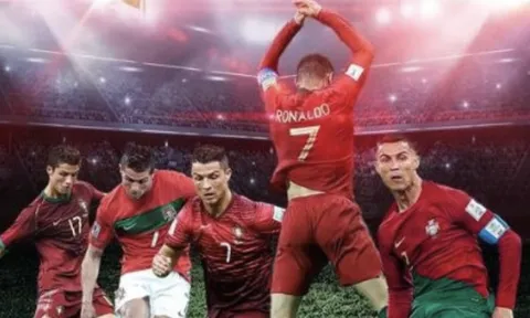 Ronaldo ăn mừng kỷ lục tại World Cup