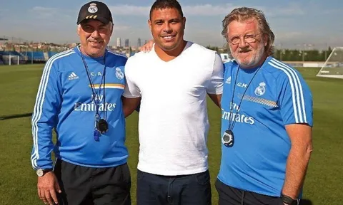 Ronaldo 'béo' muốn Ancelotti nắm tuyển Brazil