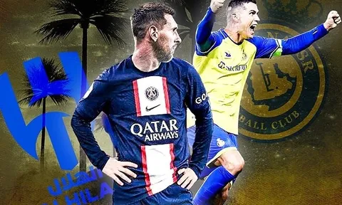 Ronaldo đối đầu Messi và tham vọng to lớn của Saudi Arabia