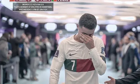 Hình ảnh gây xót xa của Ronaldo trong trận cuối cùng ở World Cup