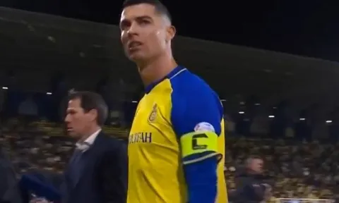 Ronaldo nổi giận với sai lầm trọng tài Saudi Arabia