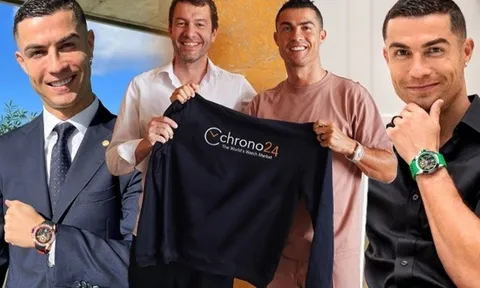 Ronaldo trở thành cổ đông của công ty đồng hồ trị giá 770 triệu bảng